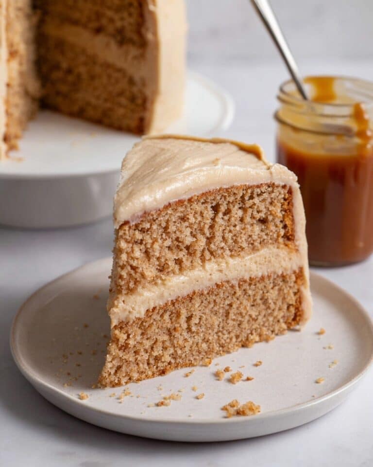 Spice Cake with Salted Caramel Buttercream Frosting Recipe