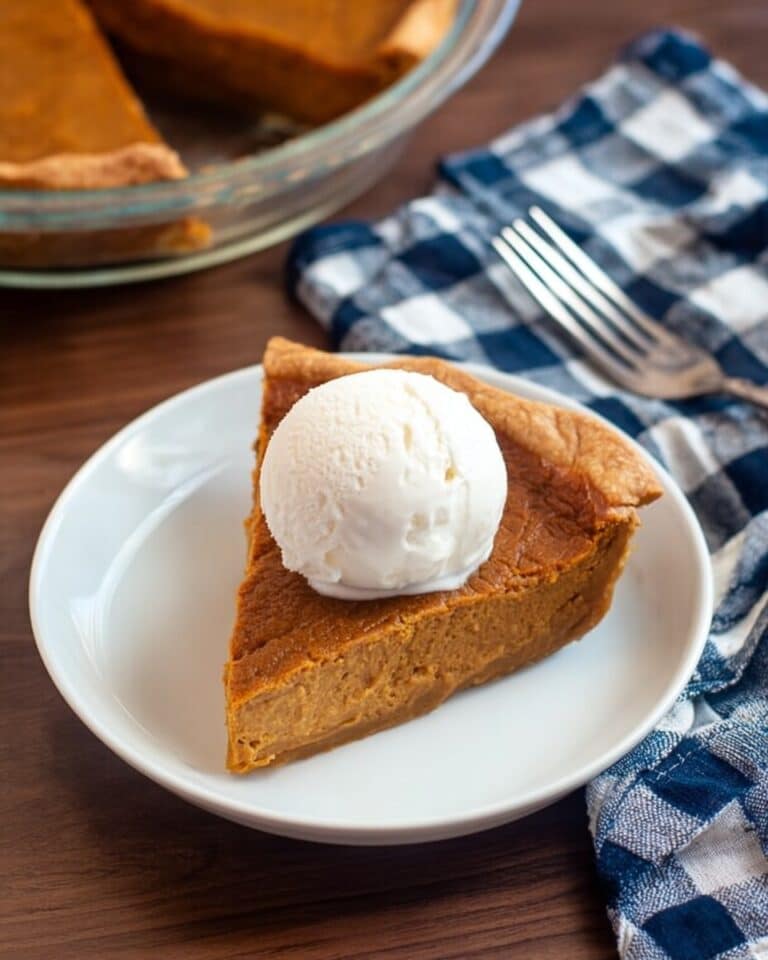 Crustless Pumpkin Pie Recipe