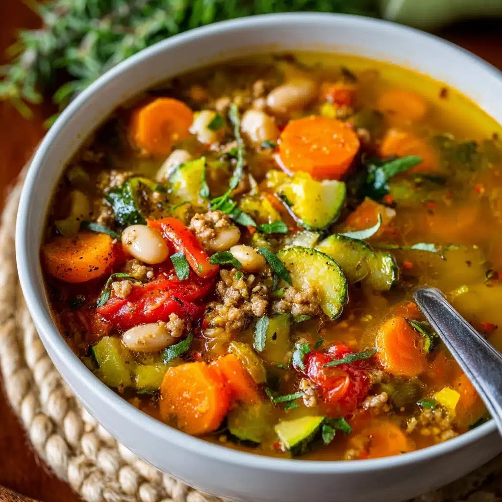 Turkey Vegetable Soup Recipe - Recipe Image