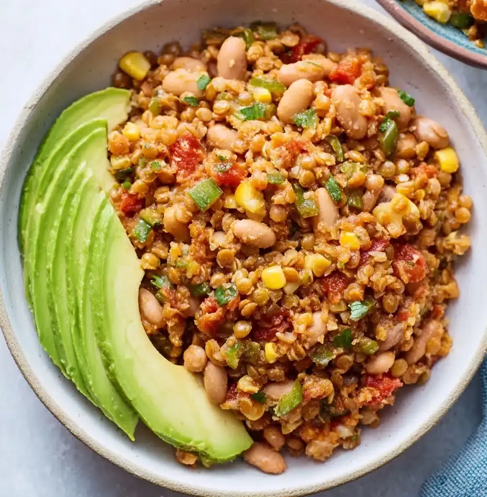 Healthy Mediterranean Rice and Beans Recipe