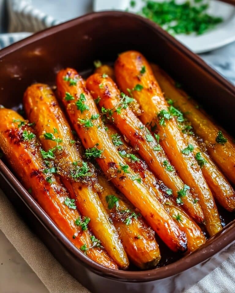 Maple Dijon Roasted Carrots Recipe
