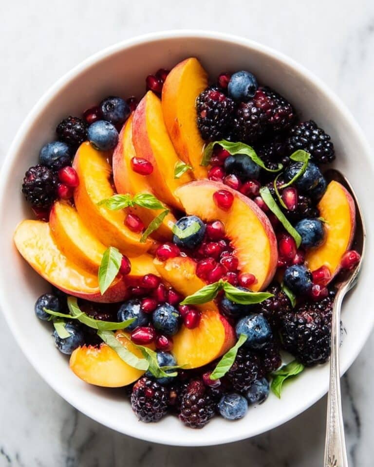 Summer Peach Fruit Salad: Refreshing Recipe for Hot Days Recipe