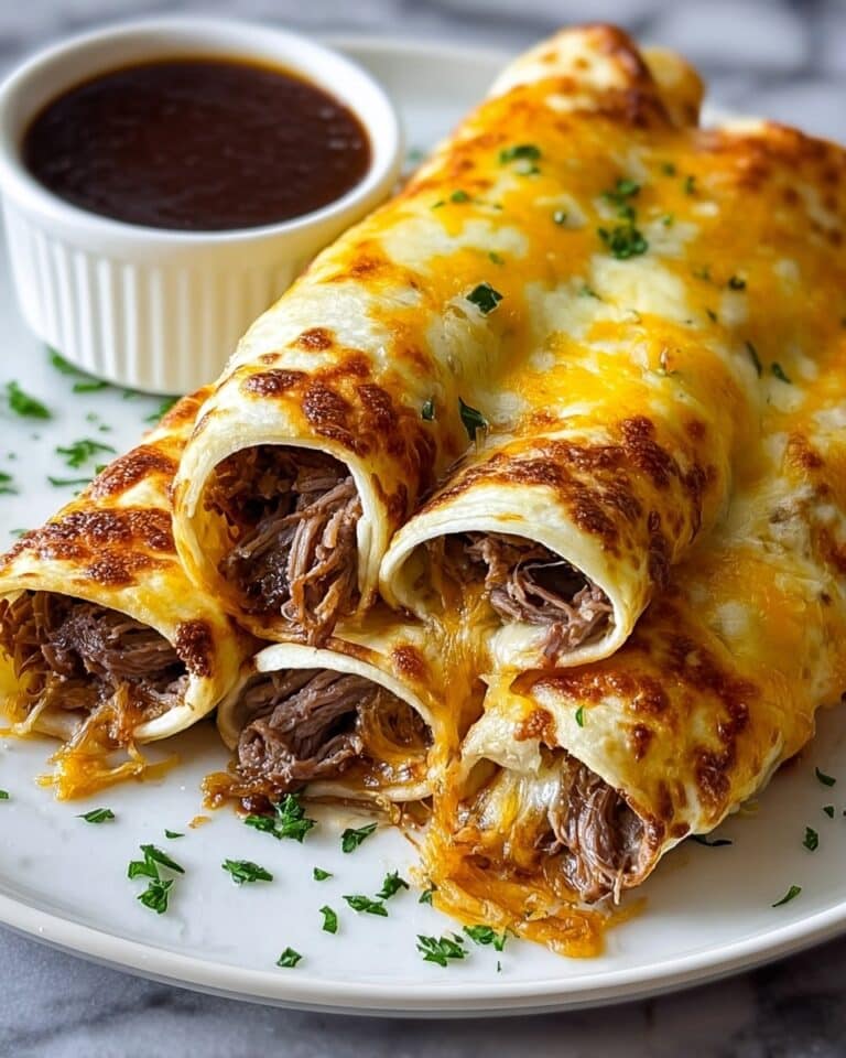 French Dip Tortilla Roll Ups Recipe