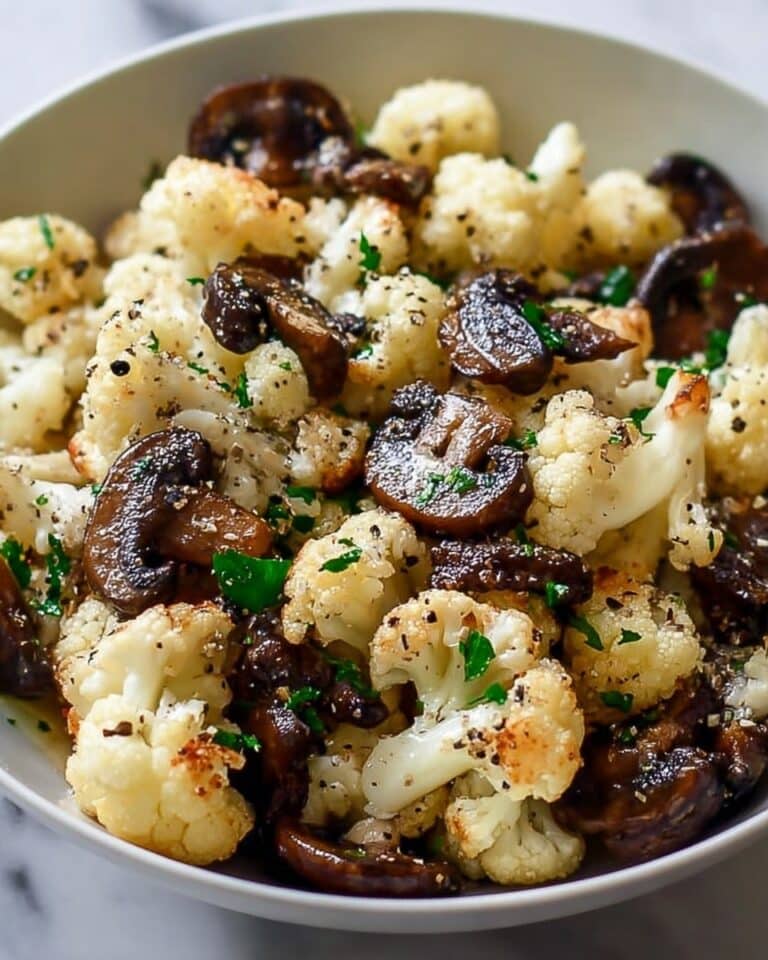 Garlic Cauliflower Mushroom Skillet: Quick & Delicious Dish Recipe