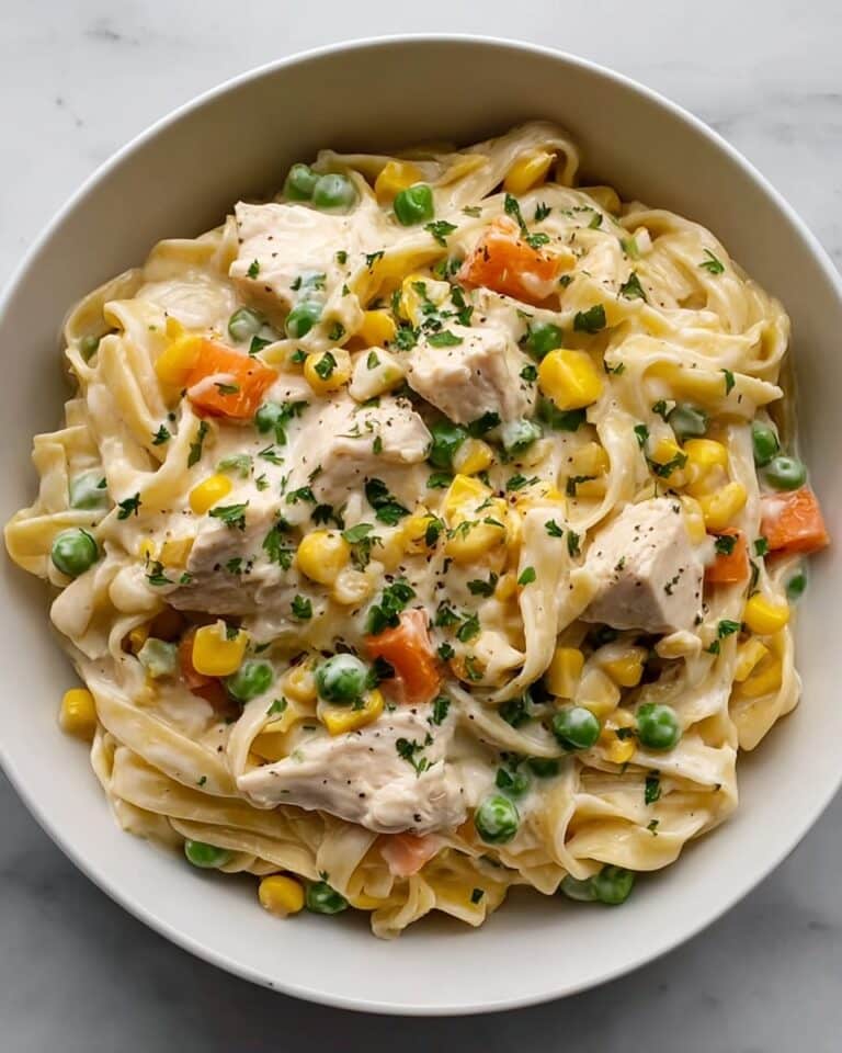 Quick Chicken Pot Pie Pasta Recipe