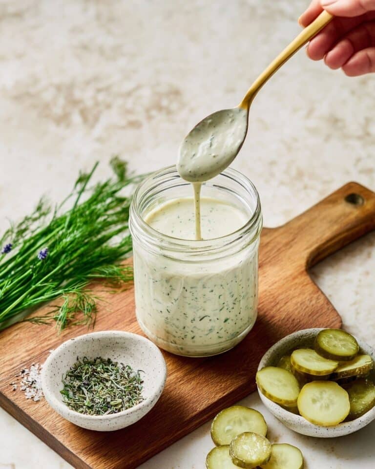 Healthy Dill Pickle Cottage Cheese Ranch Recipe