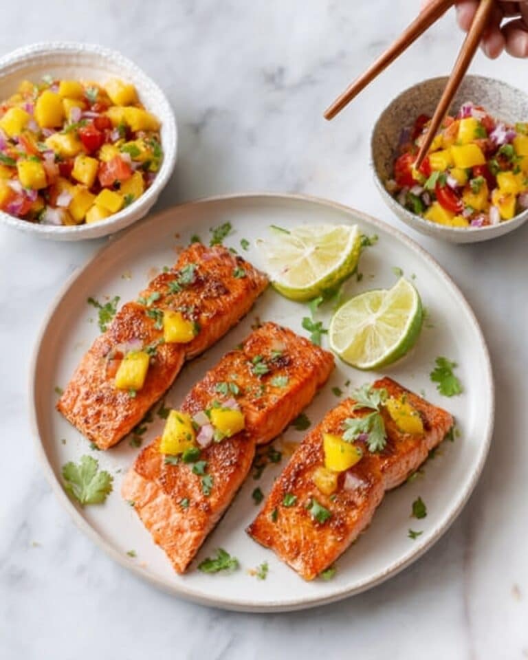Coconut Crusted Salmon with Pineapple Salsa Recipe