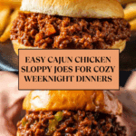 Easy Cajun Chicken Sloppy Joes Recipe
