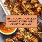 thai coconut chicken skewers Recipe