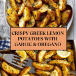Greek-Style Lemon Potatoes with Garlic & Oregano | Crispy & Flavorful!