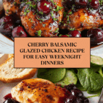 Cherry Balsamic Glazed Chicken Recipe