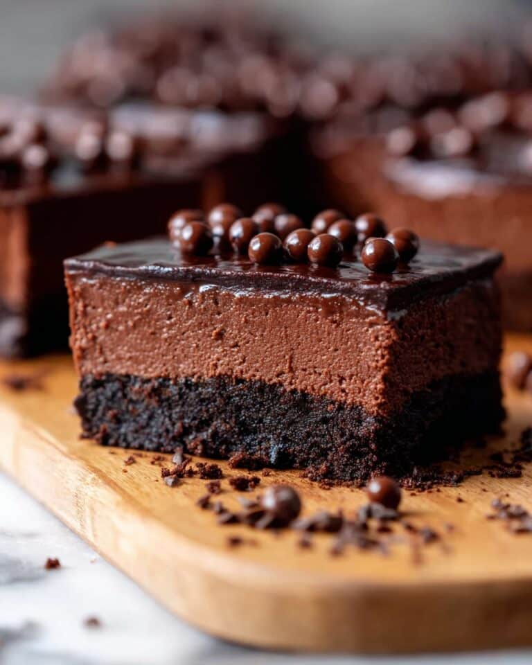 Chocolate Cheesecake Bars with Oreo Crust and Ganache Recipe