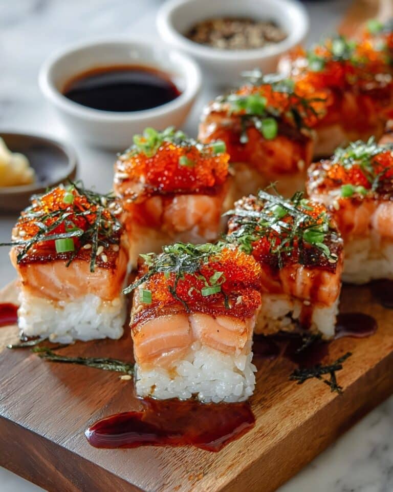 Spicy Salmon Sushi Bake Recipe