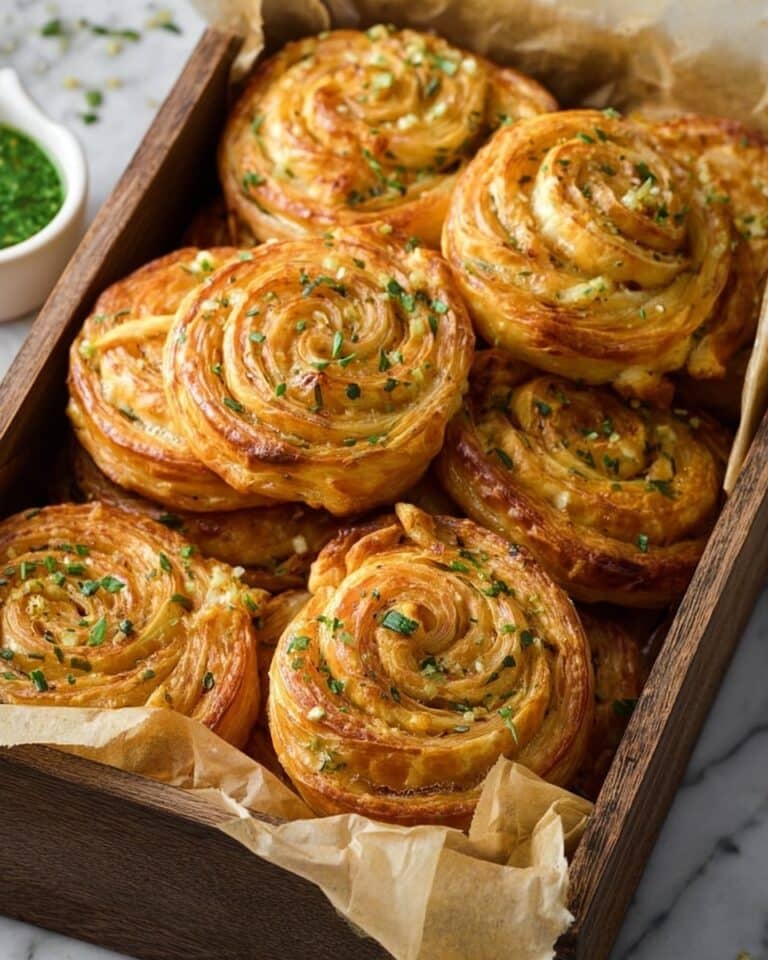 Cheesy Garlic Cruffin Recipe