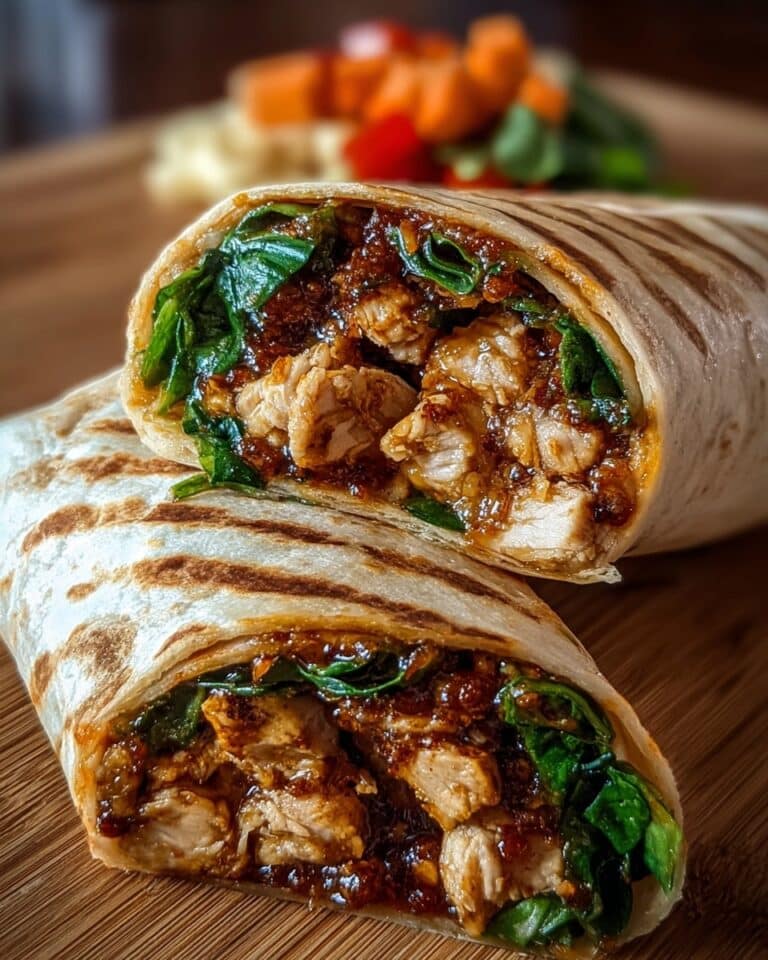 Sweet Chili Chicken Wraps Recipe