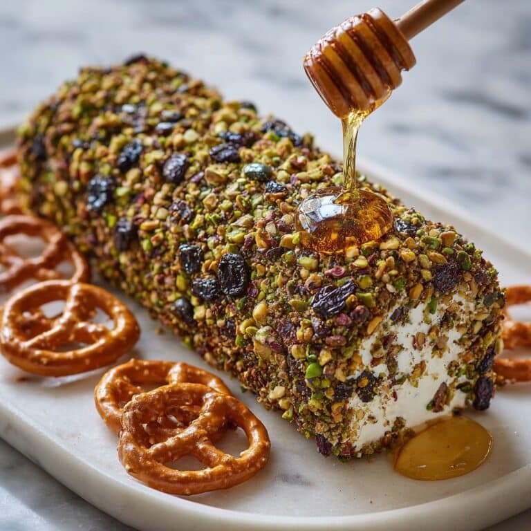 Honey Fig Pistachio Goat Cheese Appetizer Recipe