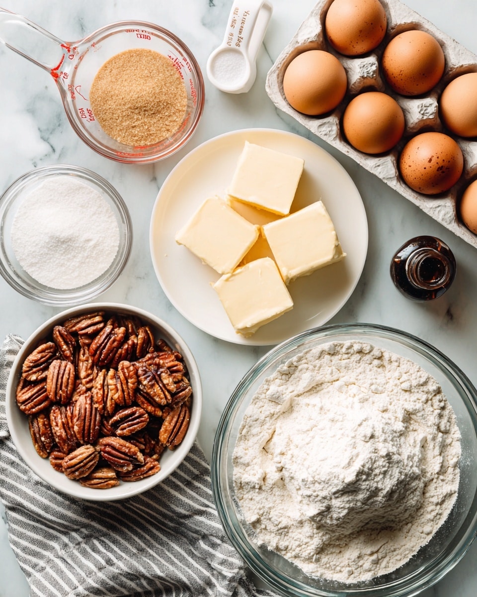 A close-up view of a pile of soft, round cookies, each topped with several large, glossy pecan halves and smaller pieces. The cookies have a rich golden-brown color with a slightly crinkled surface and a light dusting of sugar crystals that add texture. The cookies' edges are slightly darker and crispier while the centers appear chewy and moist. The background shows more cookies softly blurred, all on a white marbled texture. photo taken with an iphone --ar 4:5 --v 7