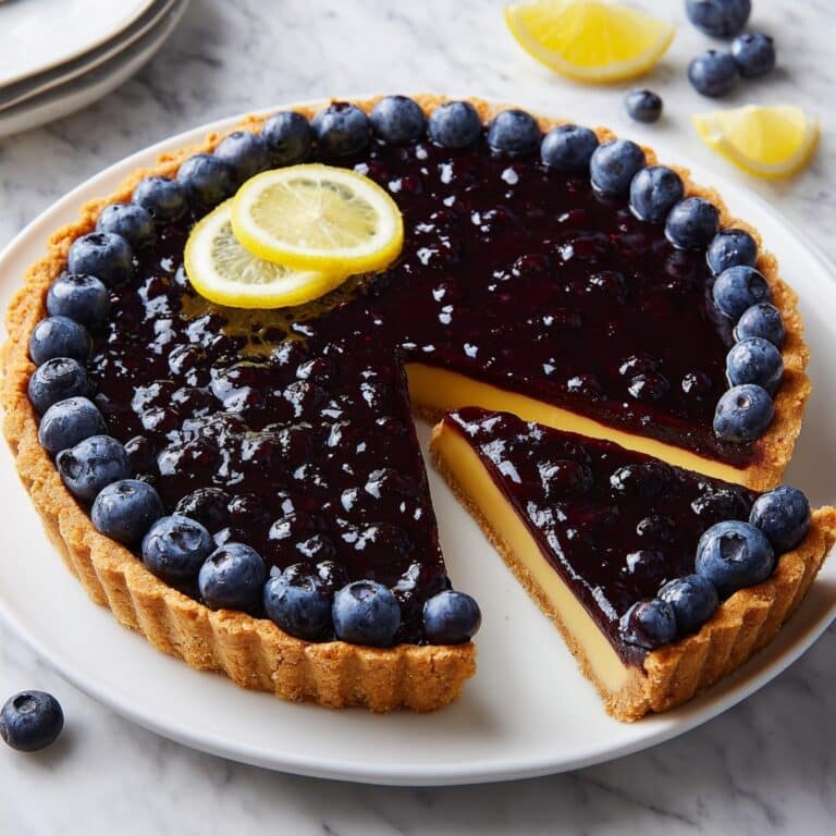 Blueberry–Lemon Curd Tart Recipe