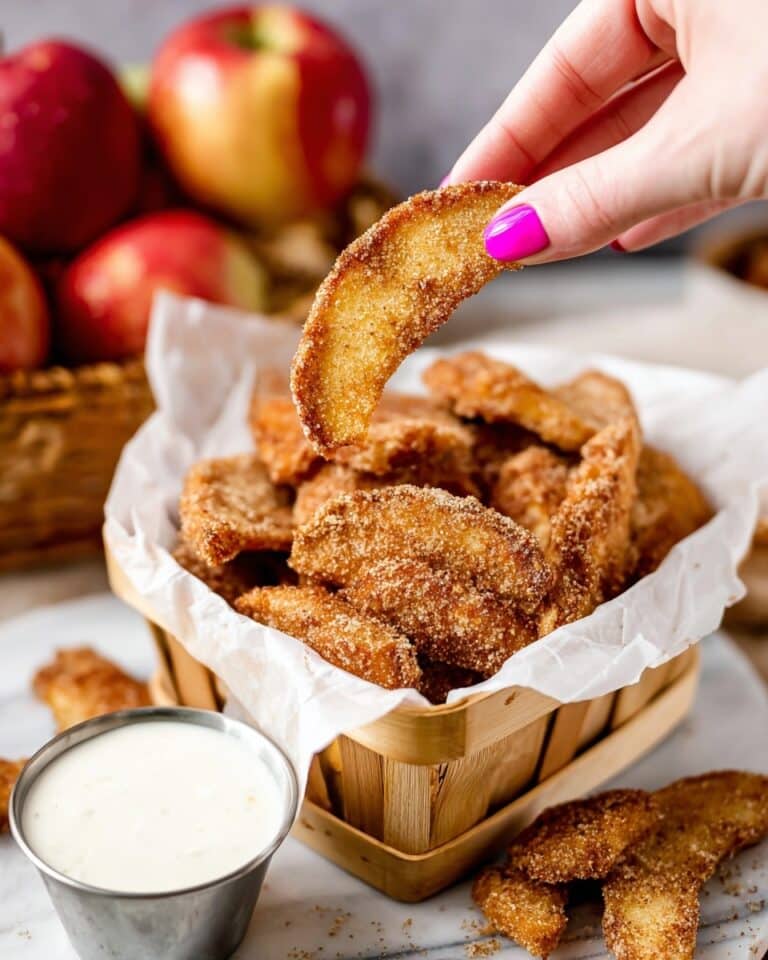 Crispy Air Fryer Apple Fries Recipe