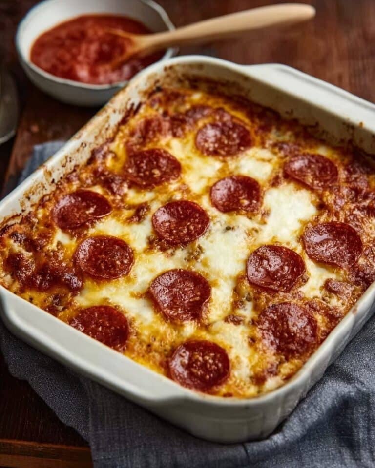Pizza Style Cottage Cheese Bake – Easy Protein-Packed Dinner Recipe