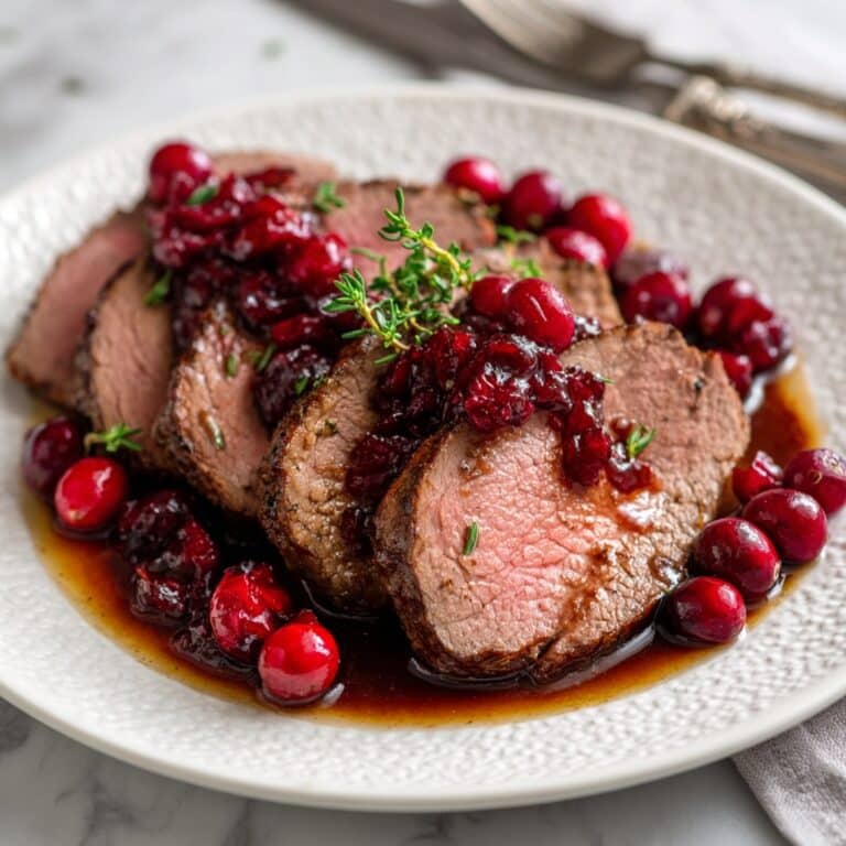 Cranberry Balsamic Roast Beef Recipe