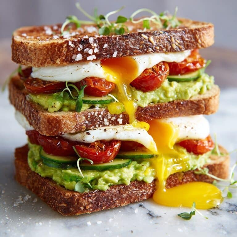 Mediterranean Breakfast Sandwich Recipe