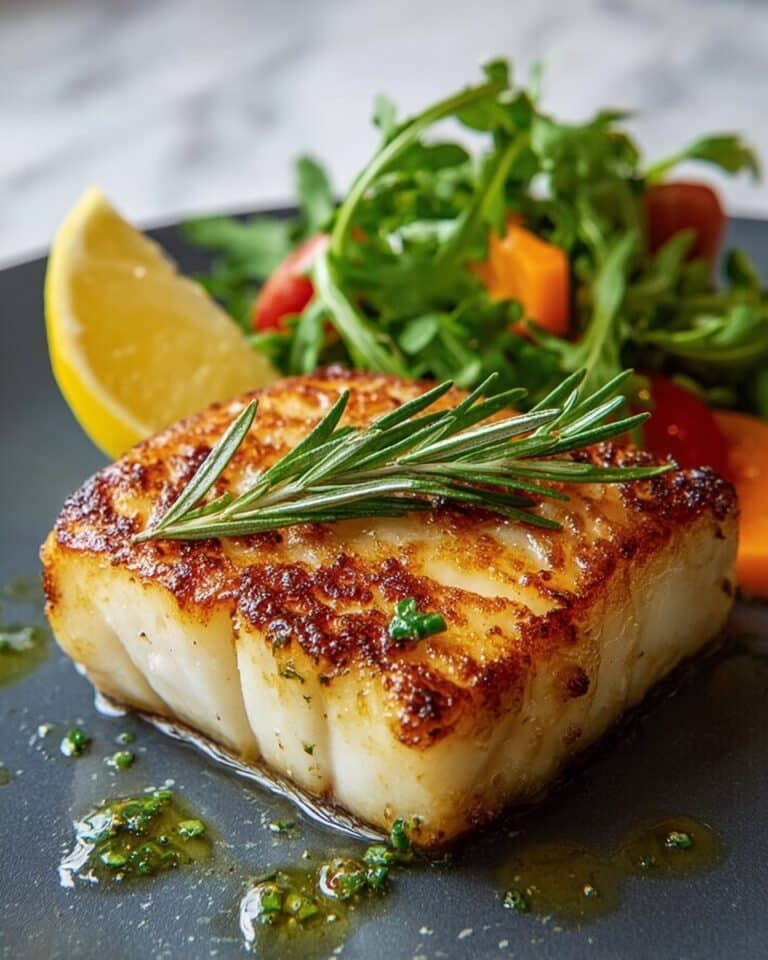 Grilled Cod with Lemon-Herb Marinade Recipe