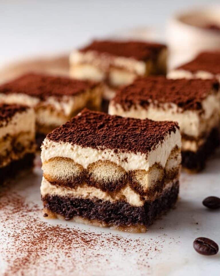 Tiramisu Brownies Recipe: Easy Homemade Dessert Recipe