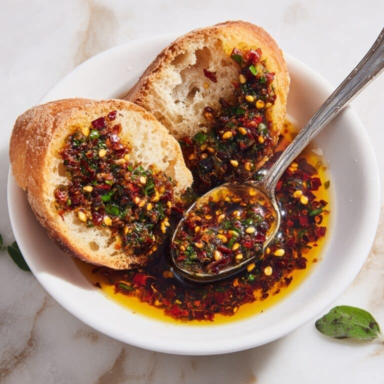 Mediterranean Sun-Dried Tomato Garlic Olive Oil Dip Recipe