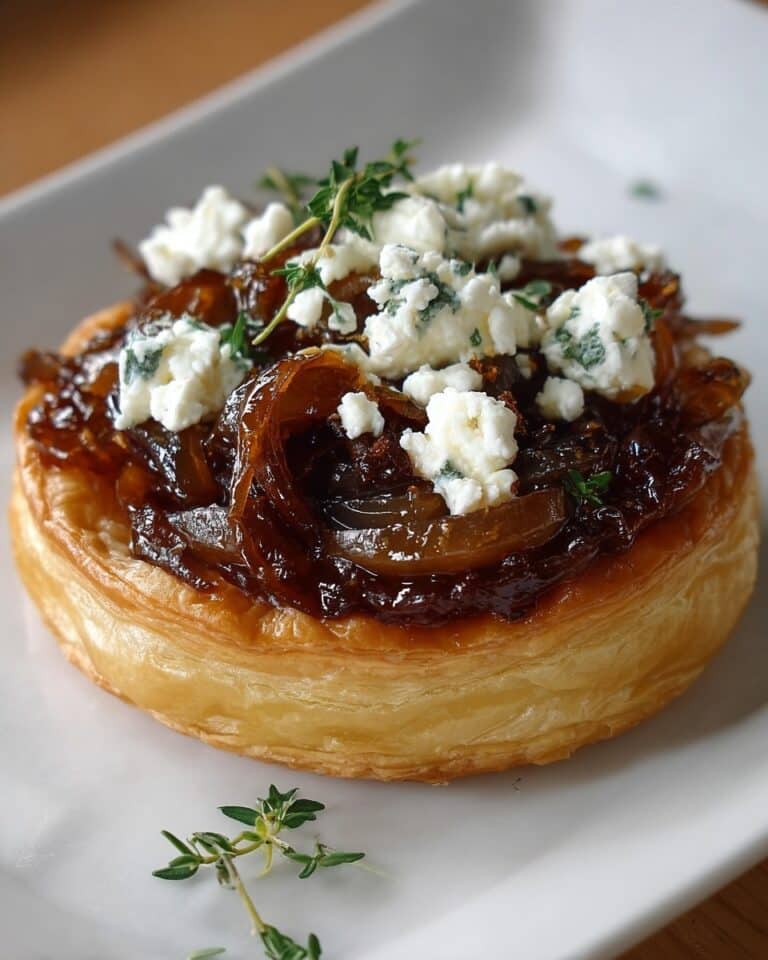 Caramelized Onion and Goat Cheese Tarts in 3 Easy Steps Recipe