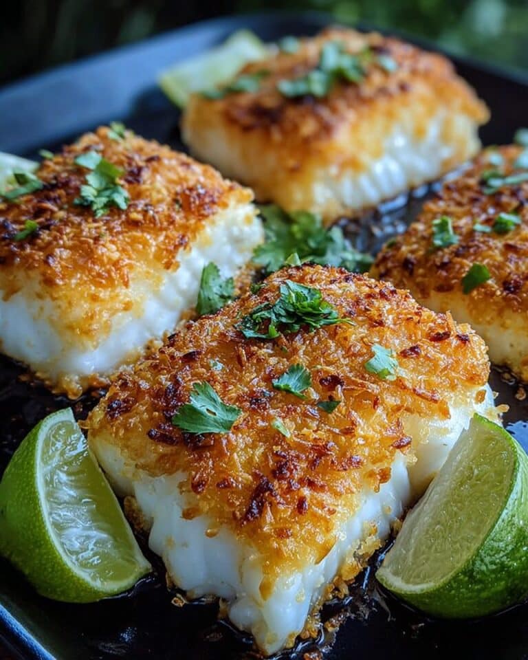 Tropical Paradise Coconut Crusted Fish Fillets Recipe