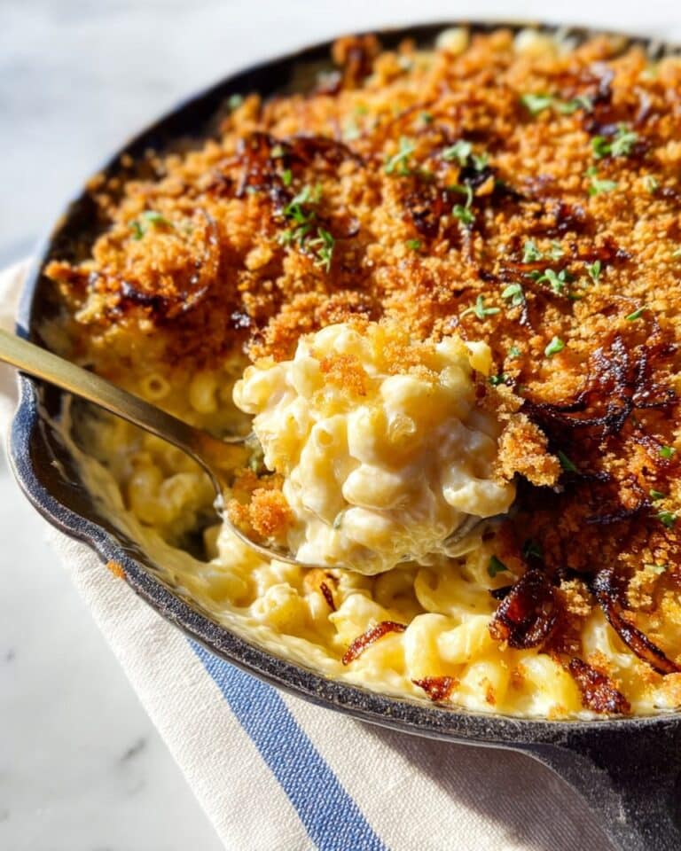 Decadent French Onion Soup Mac & Cheese Comfort Bowl Recipe