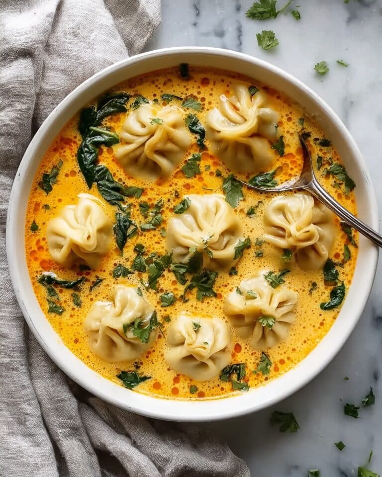 Easy Thai Coconut Curry Dumpling Soup Recipe