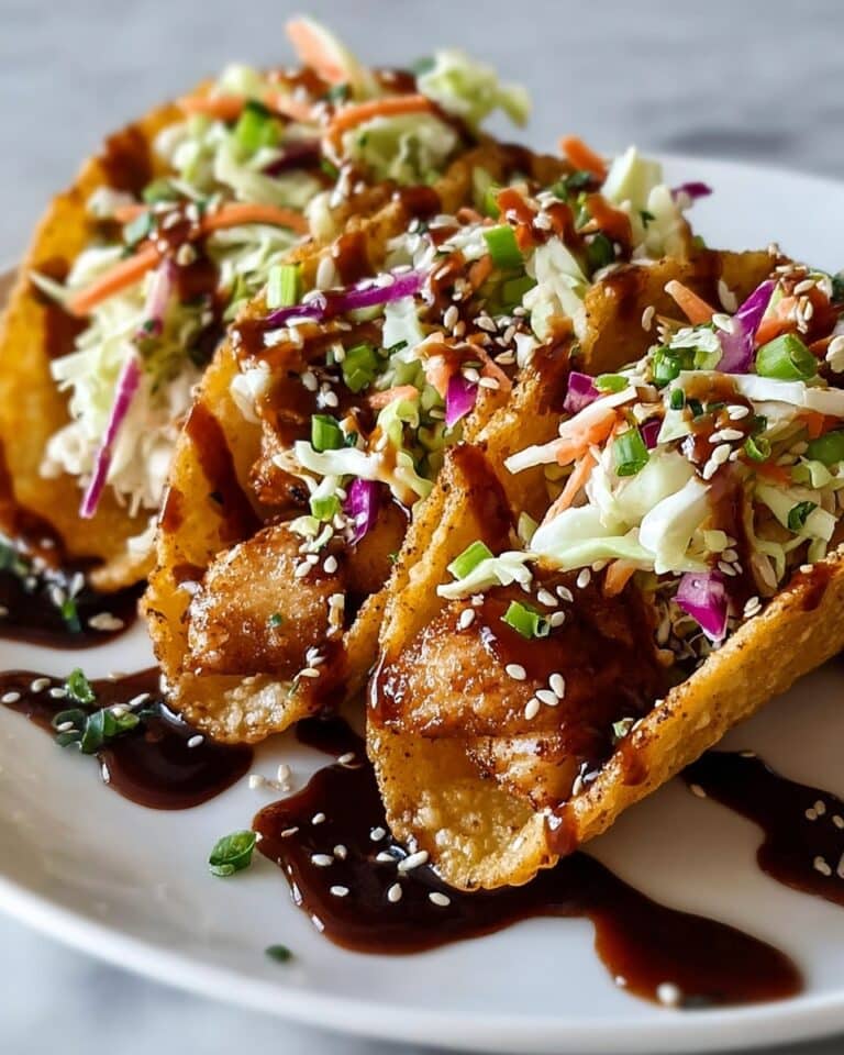 Crispy Chicken Wonton Tacos Recipe