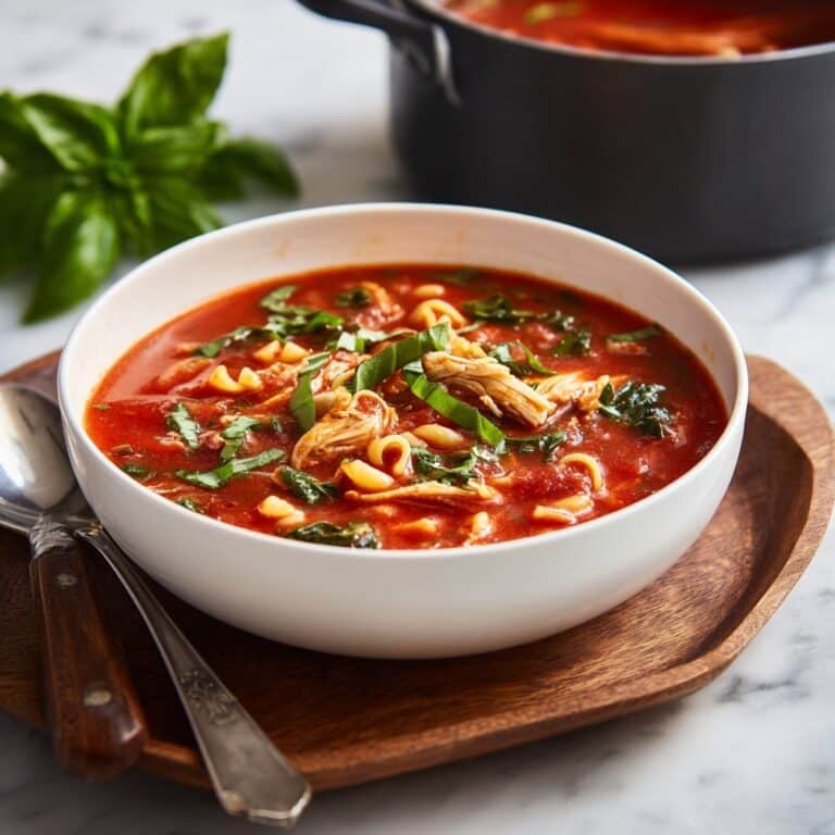 Chicken Orzo Tomato Soup Recipe