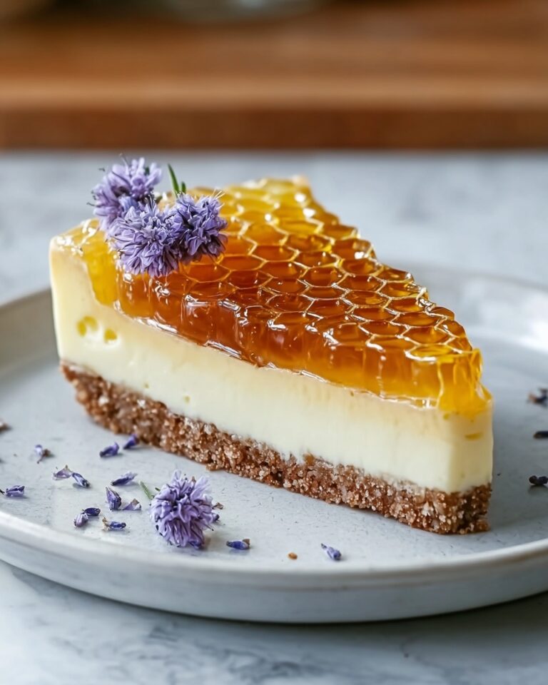 Ultimate Lemon Lavender Cheesecake with Honeycomb Recipe