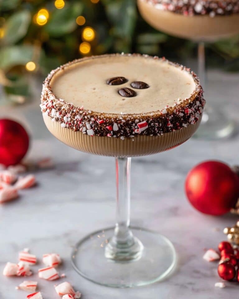 Peppermint Espresso Martinis Recipe