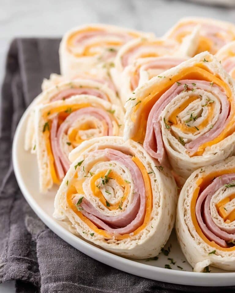 Ham and Cheese Pinwheels Recipe