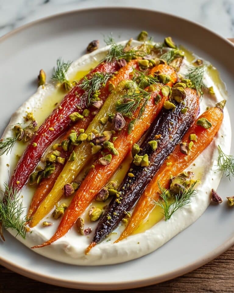 Roasted Carrots with Whipped Ricotta & Hot Honey Recipe
