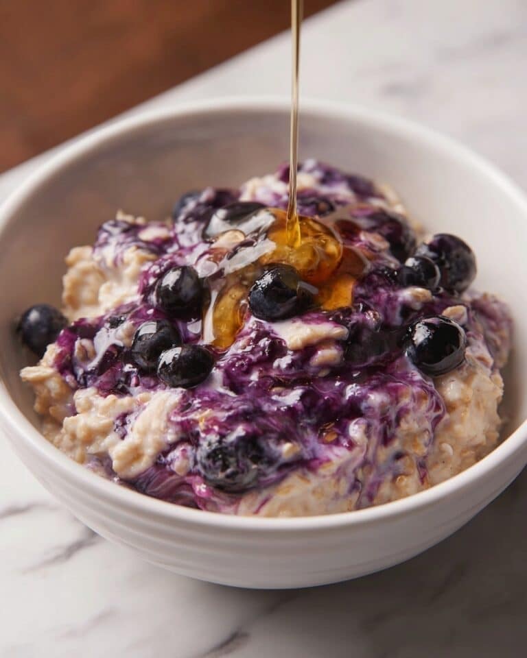 Slow-Cooker Blueberry Oatmeal with Coconut and Maple Syrup Recipe