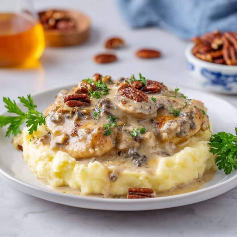 Maple Bourbon Pecan Chicken Recipe