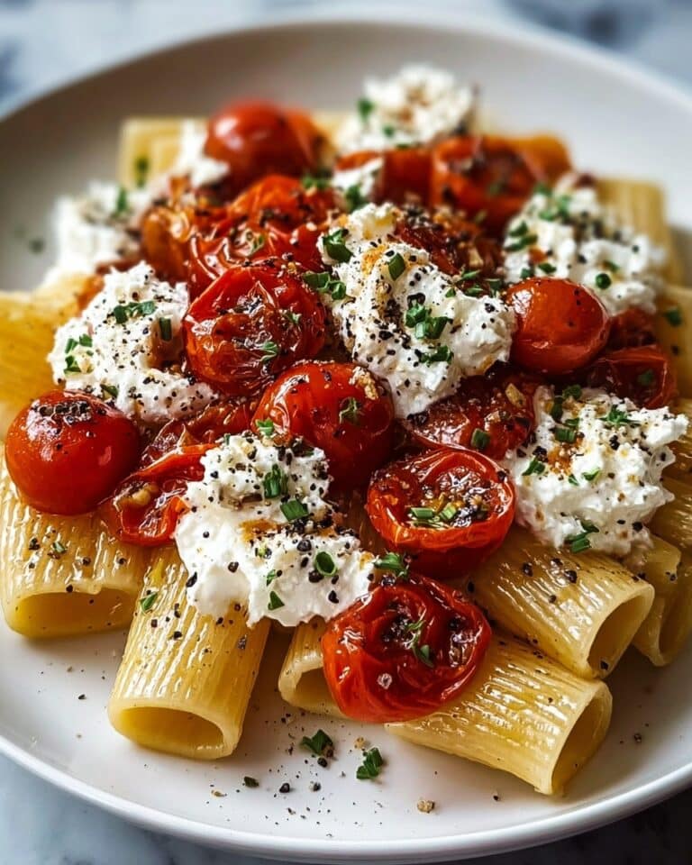 Roasted Tomato Garlic Pasta Recipe