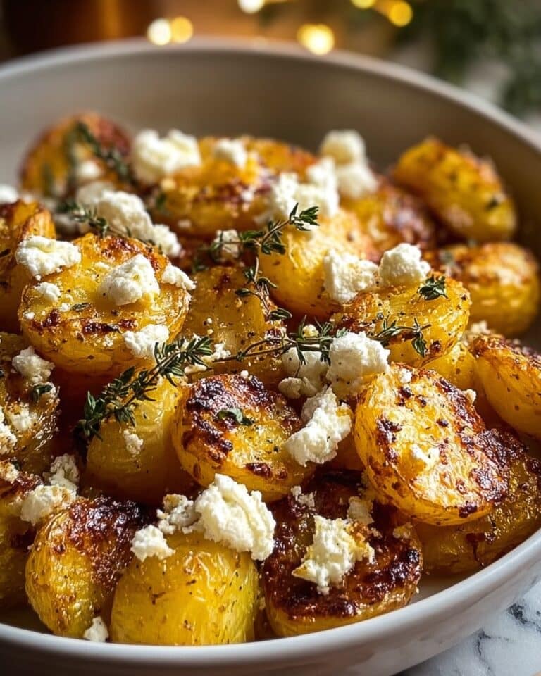 Healthy Baked Feta Potatoes Recipe