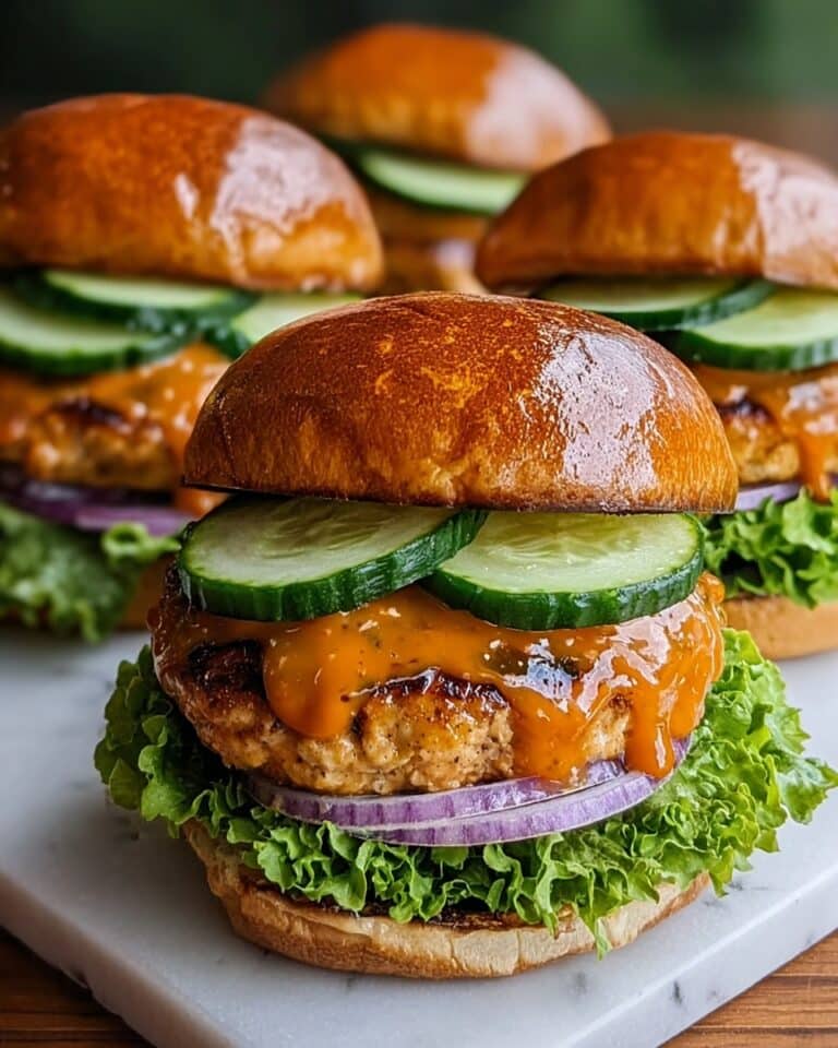 Thai Sweet Chili Turkey Burgers Recipe