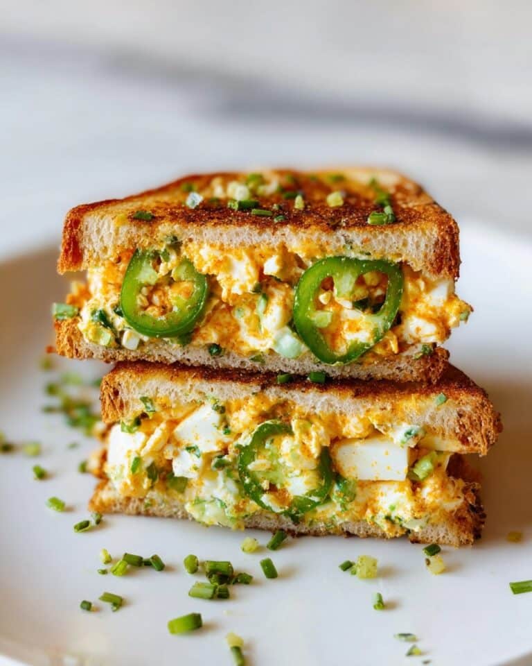 Crispy Egg Salad with Sriracha and Mozzarella on Toast Recipe