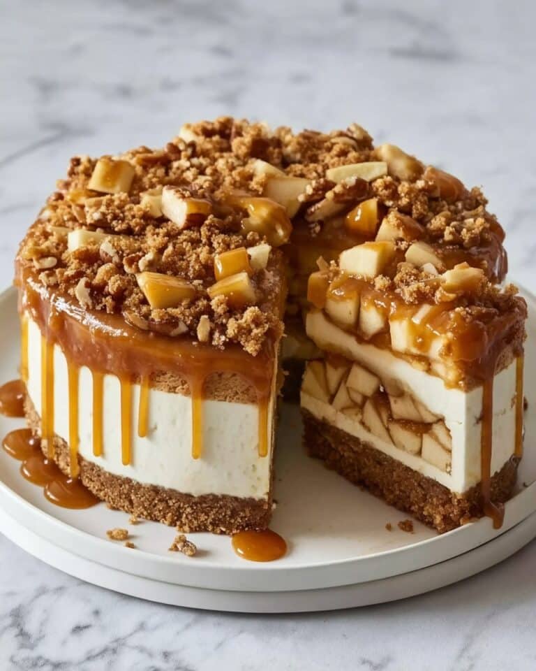 Salted Caramel Apple Pie Cheesecake – A Holiday Showstopper Recipe