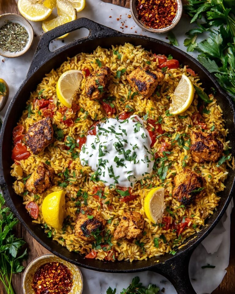 One Pot Chicken Shawarma Rice Recipe