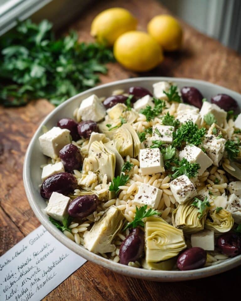 Artichoke and Olive Orzo Salad: A Mediterranean Delight Recipe