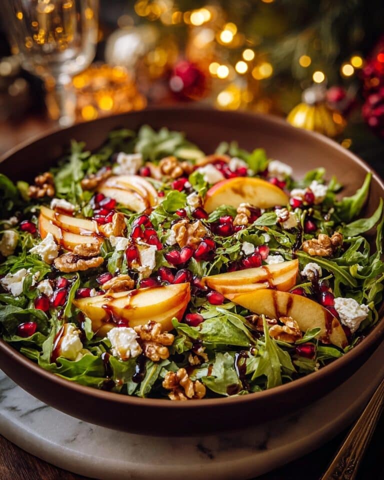 Christmas Salad with Honey Mustard Dressing Recipe