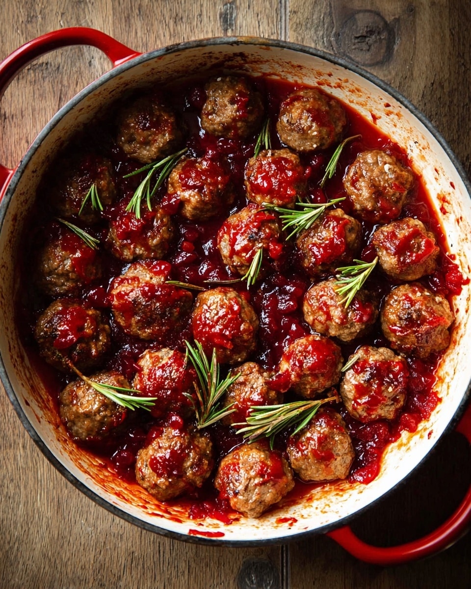 A white bowl filled with many shiny, dark brown meatballs covered in a thick, glossy, dark red sauce that looks sticky and rich. The meatballs are stacked closely together, with tiny bits of green herbs sprinkled on top for color and freshness. Four wooden toothpicks stick out vertically from some of the meatballs, showing they are ready to eat. The bowl sits on a white marbled surface with a soft white cloth under it, adding a clean and fresh look to the scene. photo taken with an iphone --ar 4:5 --v 7